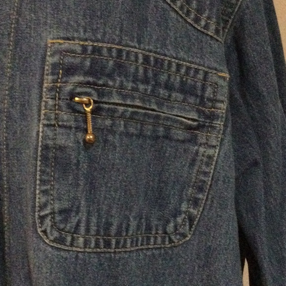 Cabin Creek Large Blue Denim Jacket - Picture 3 of 13
